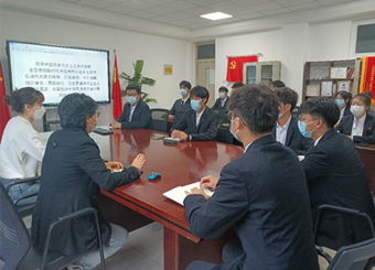 金沙威尼斯学生第一党支部组织学习党的二十大精神